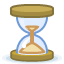 hourglass emoticon