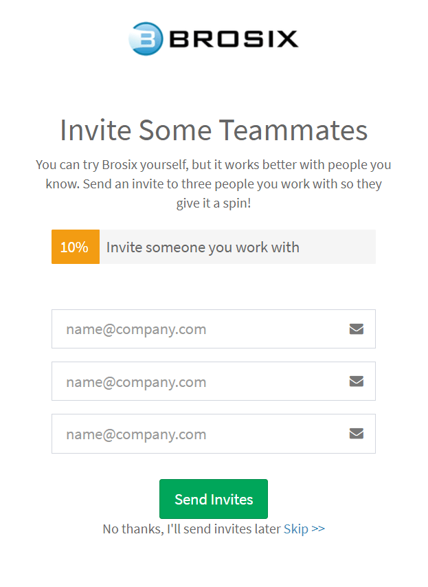 Invite teammates